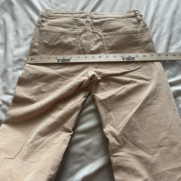 We the free tan corduroy flare raw hem pants - Picture 9 of 11